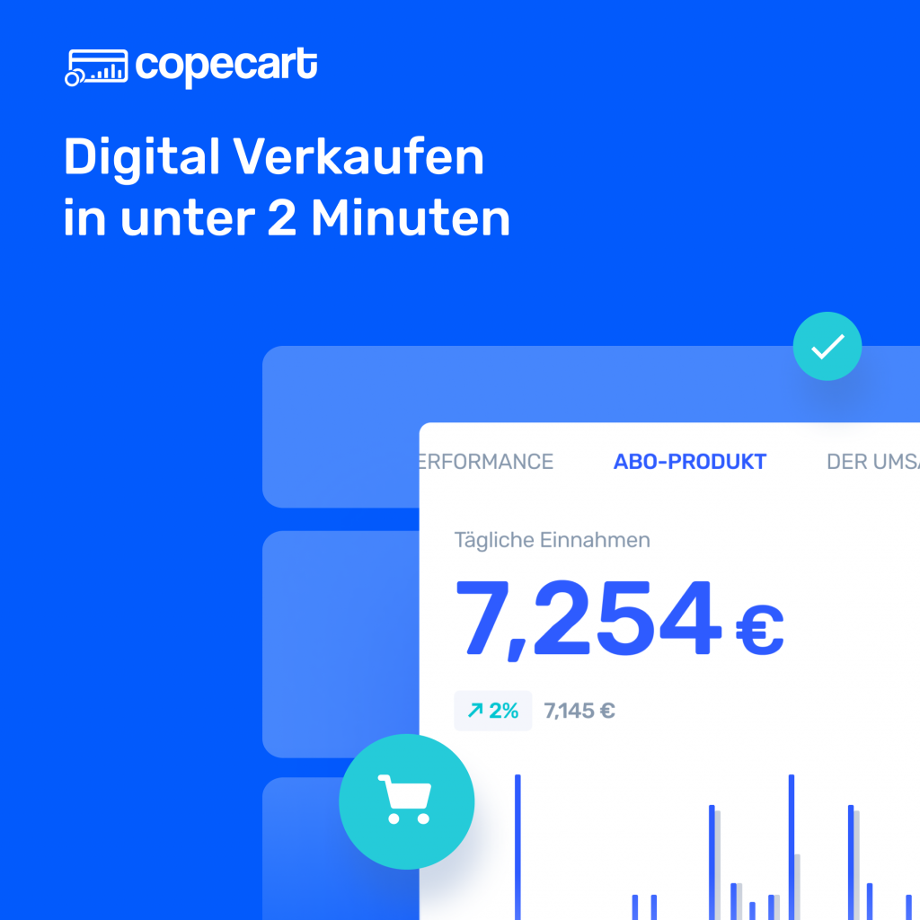 copecart, das E-commerce System auf millionär-internet.de
