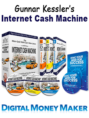 Das DVD Set Internet Cash Machine von Gunnar Kessler auf millionär-internet.de